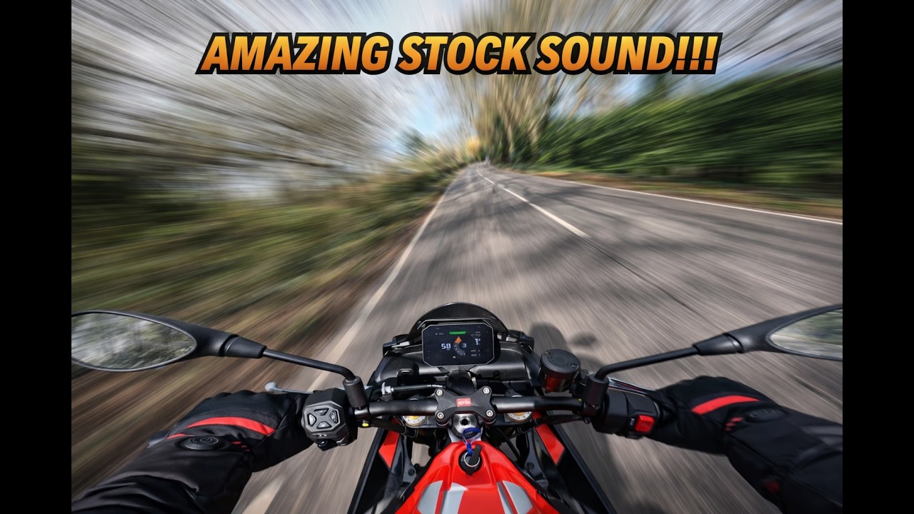 AMAZING STOCK SOUND | Aprilia Tuono 660 Factory Raw Engine Sound (POV)