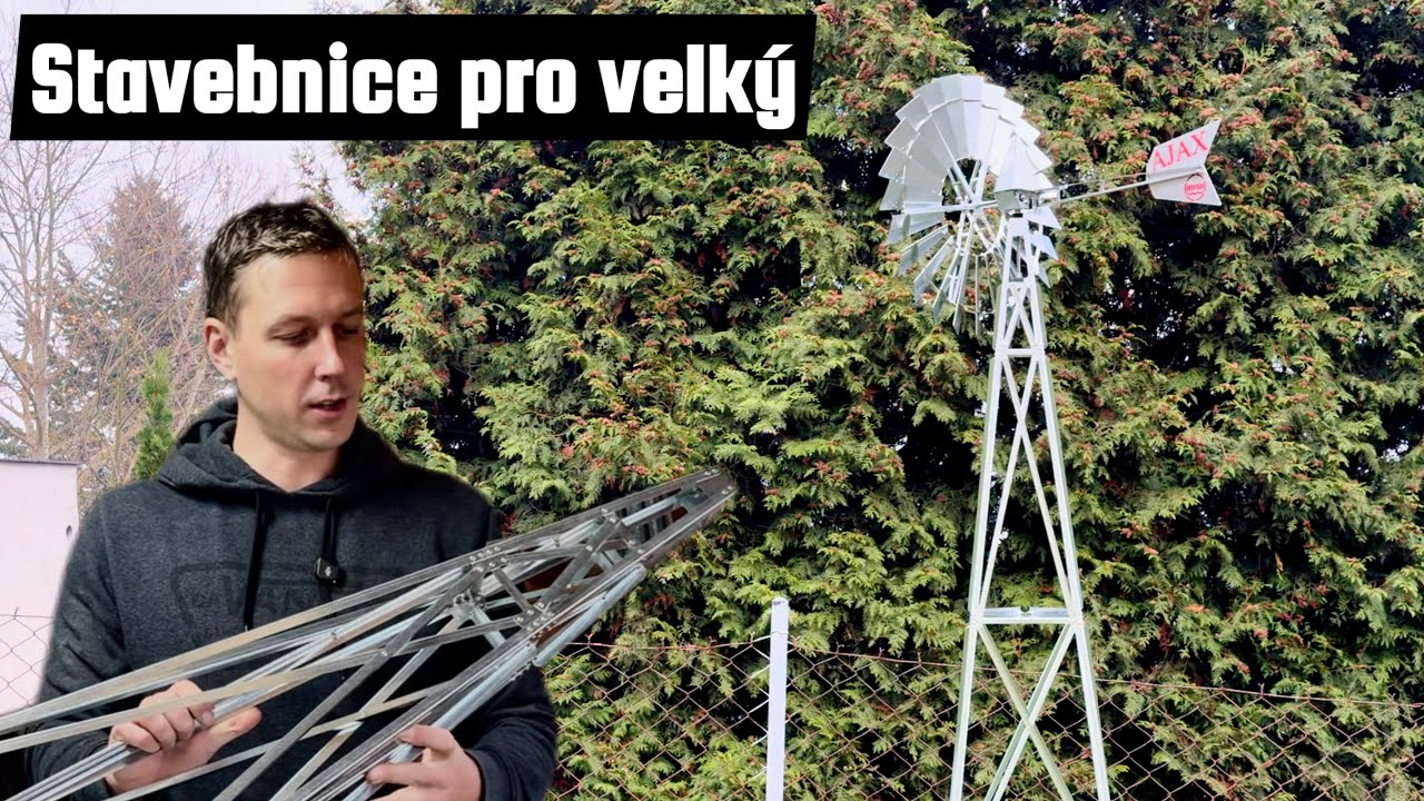Lepší “Merkur” pro dospělé od RD3D - větrník na zahradu