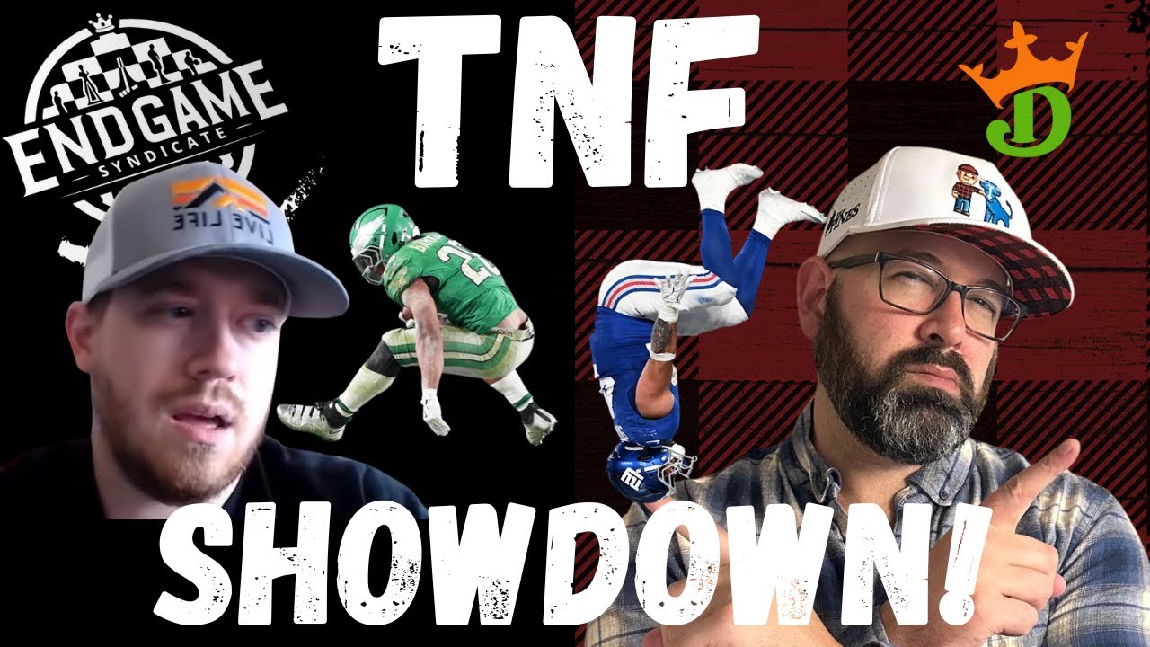 NFL DFS DraftKings Showdown Picks LIVE Early Strategy Eagles-Giants Thursday Night Football Lineups