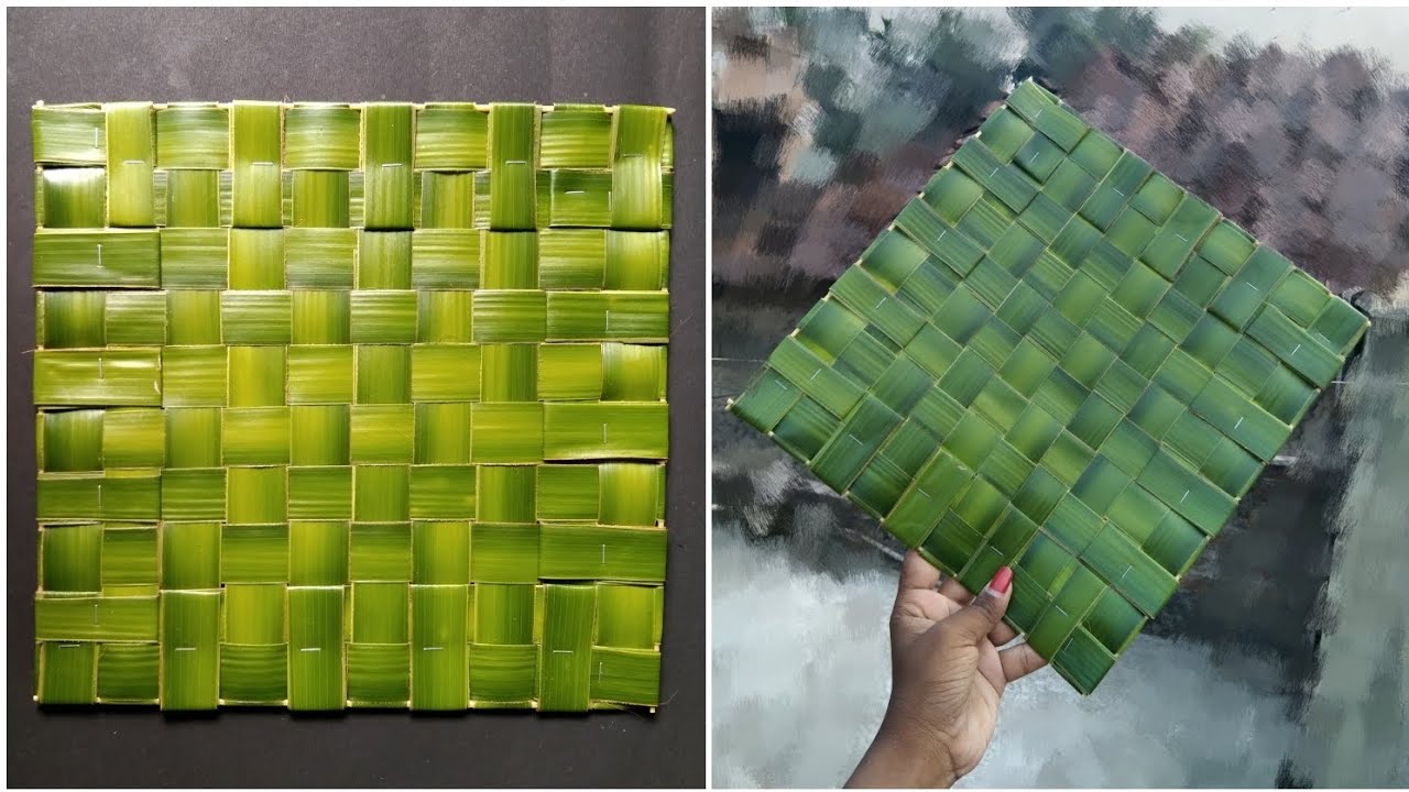 Coconut leaf craft| #craftideas #craftvideos