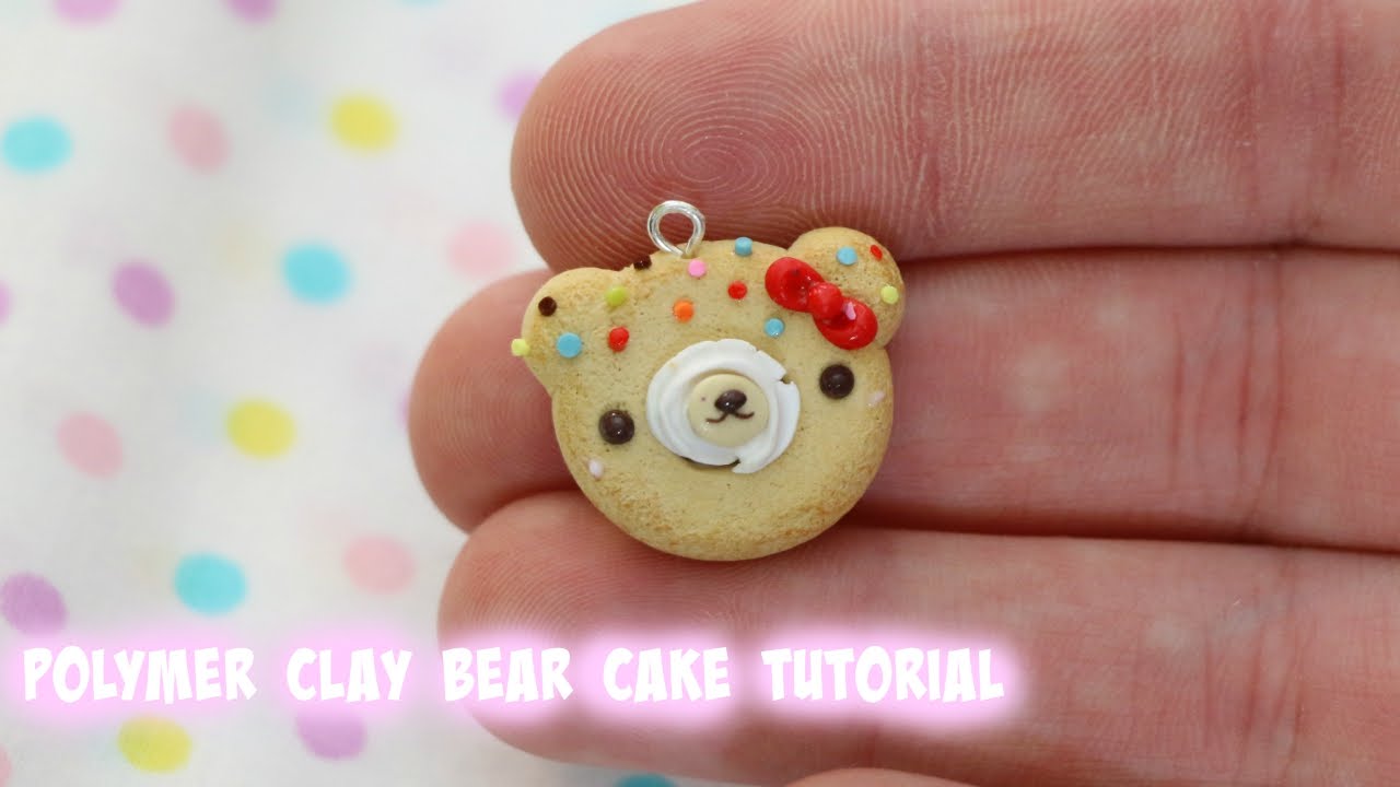 Polymer Clay Bear Cake Tutorial