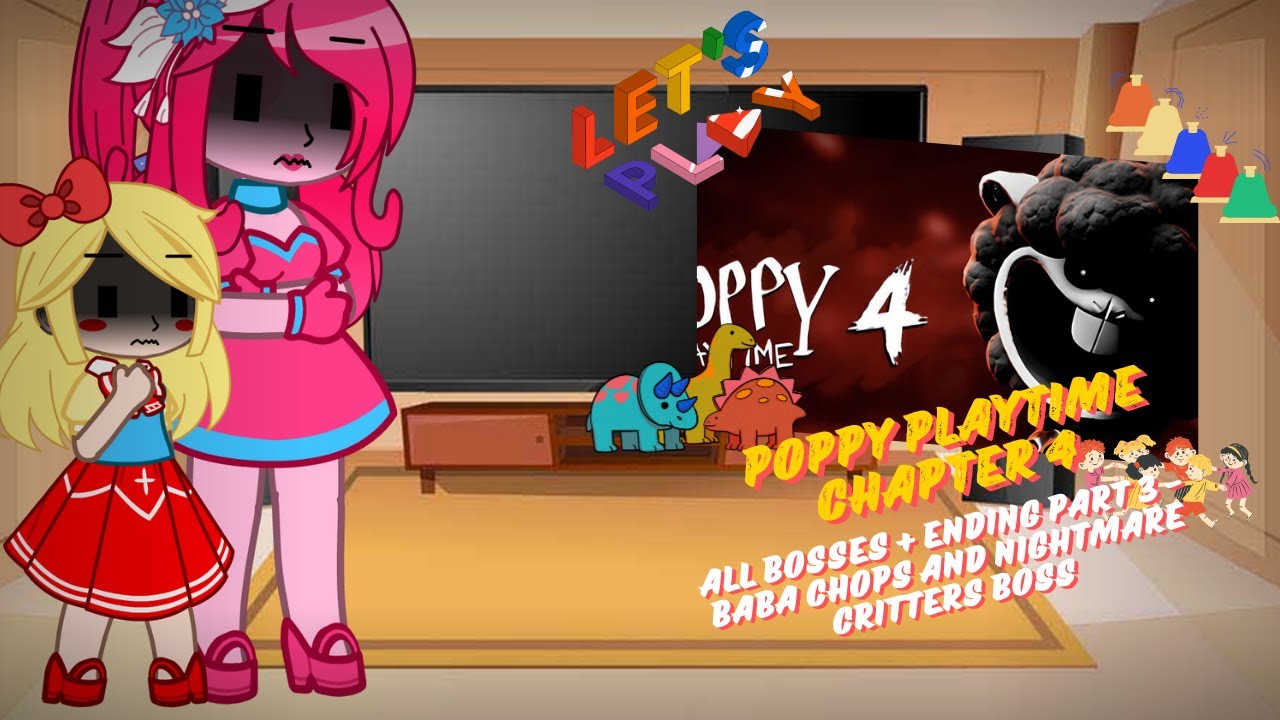Poppy Playtime React - Poppy Playtime Глава 4 - Все боссы + Концовка Часть 3 - Босс Баба Чопс