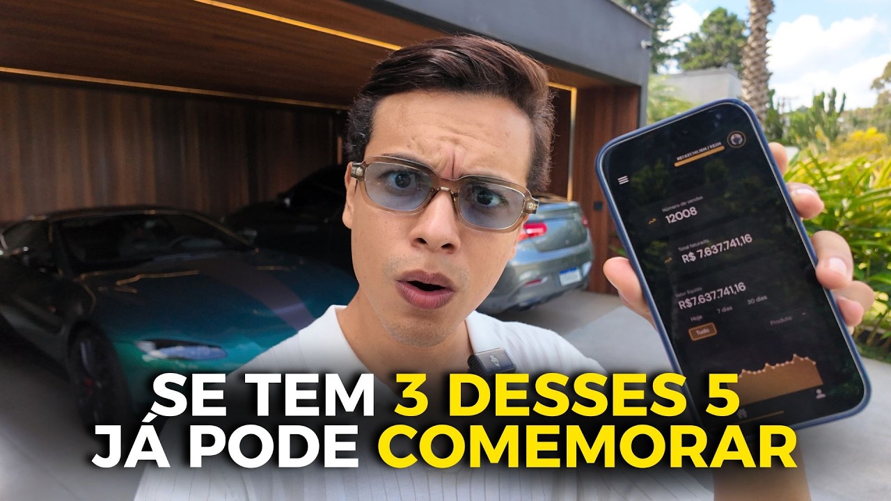 SE VOC&Ecirc; TEM ESSES 5 SINAIS, A RIQUEZA &Eacute; QUEST&Atilde;O DE TEMPO (MESMO SAINDO DA POBREZA)