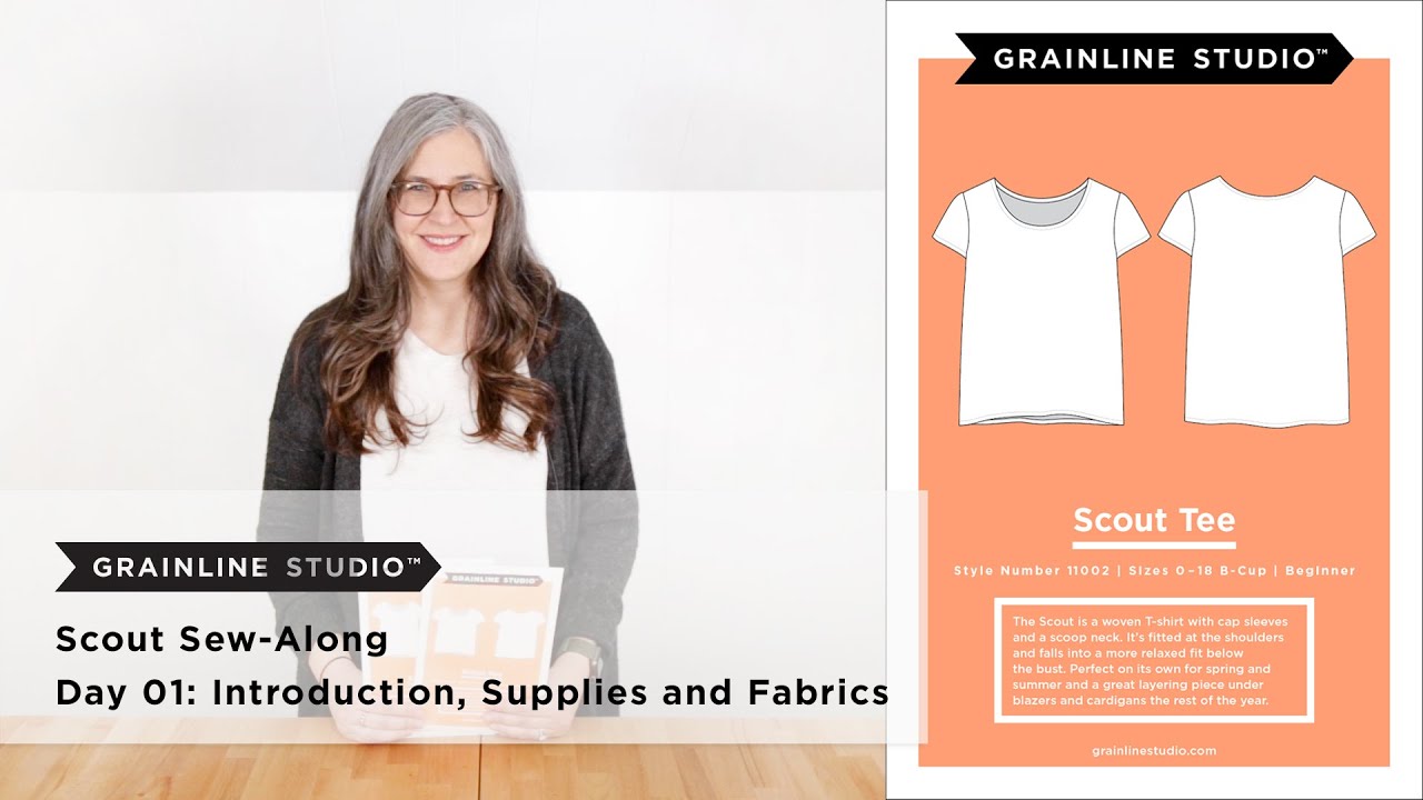 Scout Sew-Along Day01: Introduction, Supplies and Fabrics