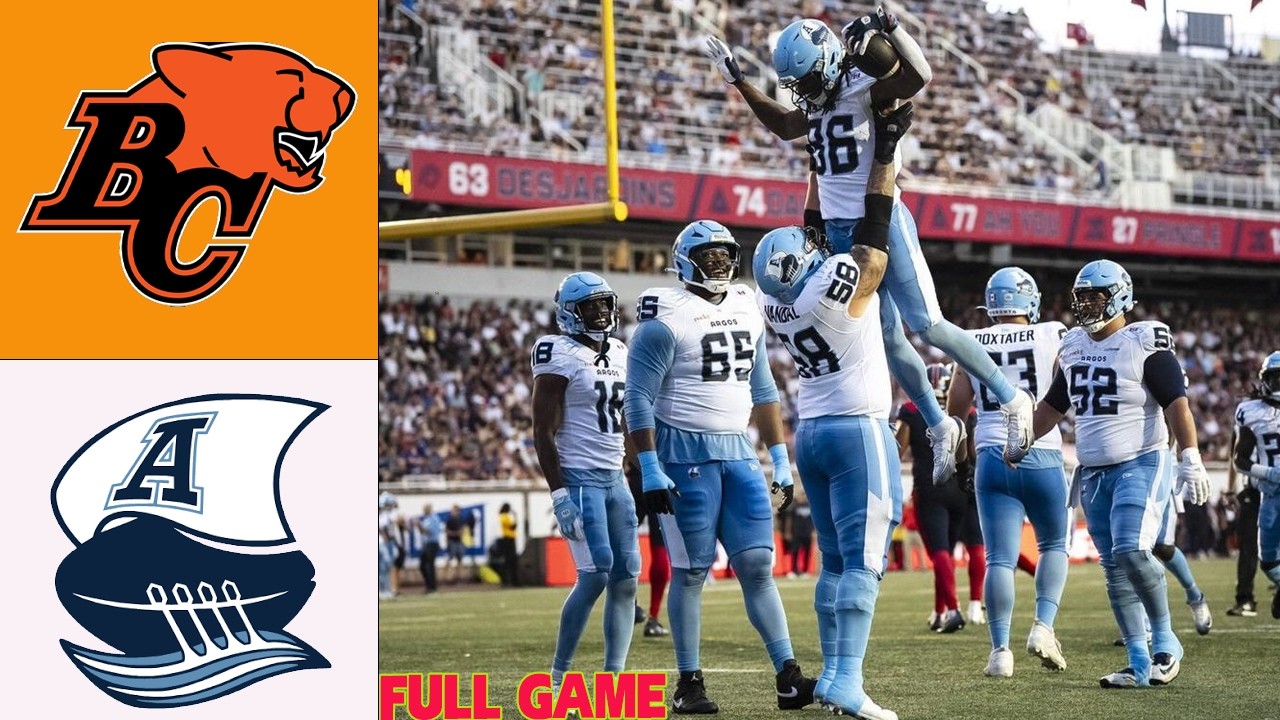 BC Lions  Vs Toronto Argonauts | FULL GAME | July 25, 2026 | CFL Week 8 TODAY