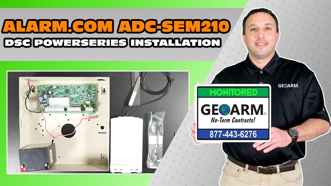 Alarm.com ADC-SEM210-PS DSC PowerSeries Installation