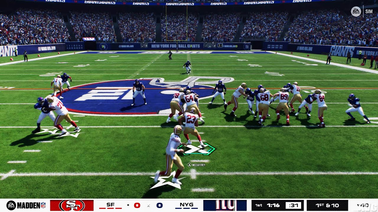 Madden NFL 26 - San Francisco 49ers vs New York Giants - Gameplay (PS5 UHD) [4K60FPS]