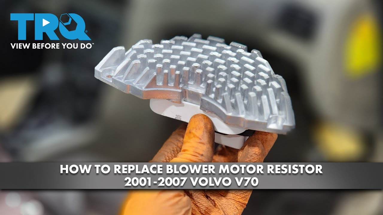 How to Replace Blower Motor Resistor 2001-2007 Volvo V70