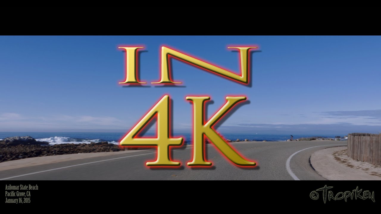 Asilomar State Beach Drive in 4K - Pacific Grove and Monterey, California