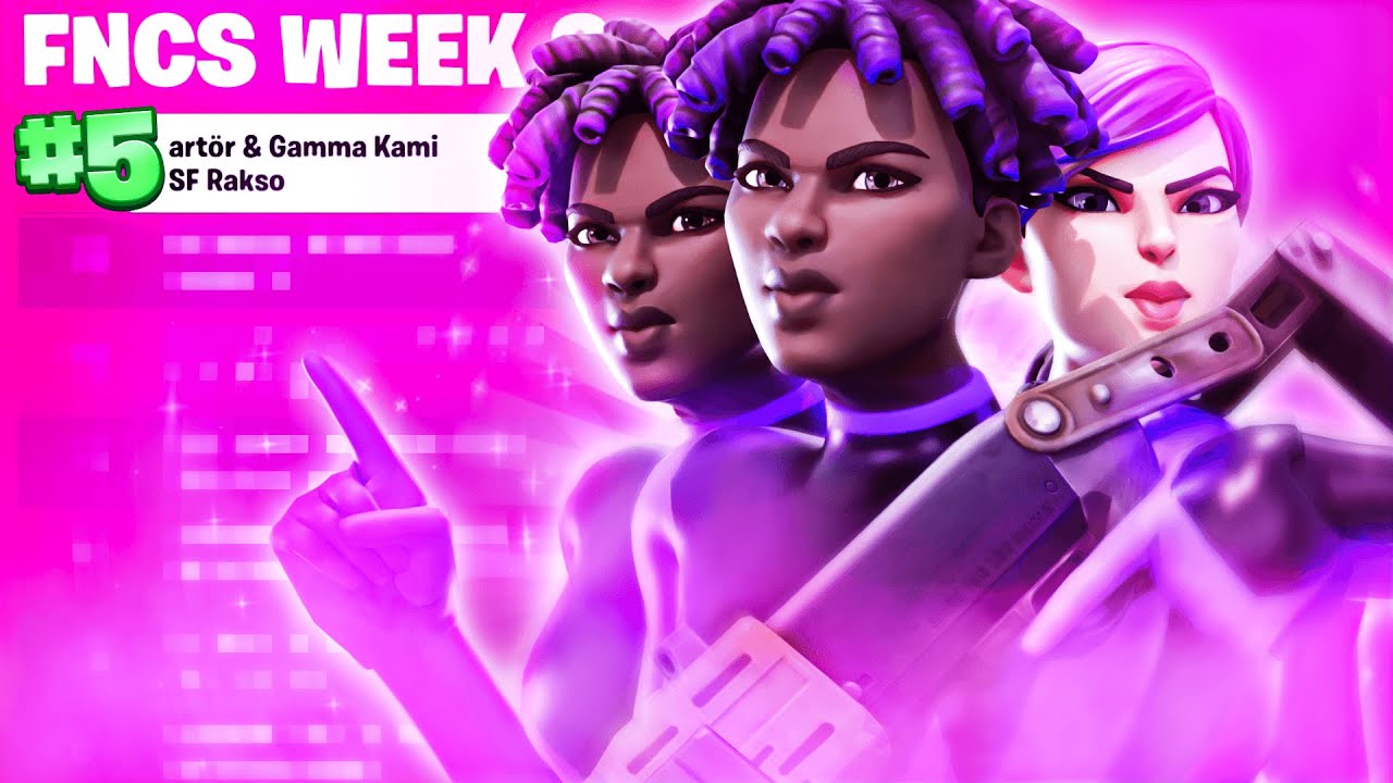 How We Placed 5th in FNCS Week 2 FINALS ($3000) /w KamiFN, Rakso