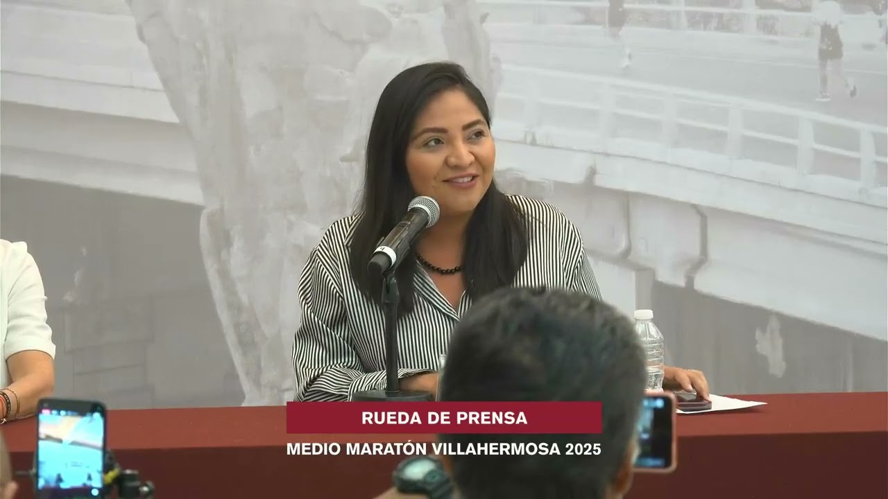 Rueda de Prensa Medio Maratón de Villahermosa 2025