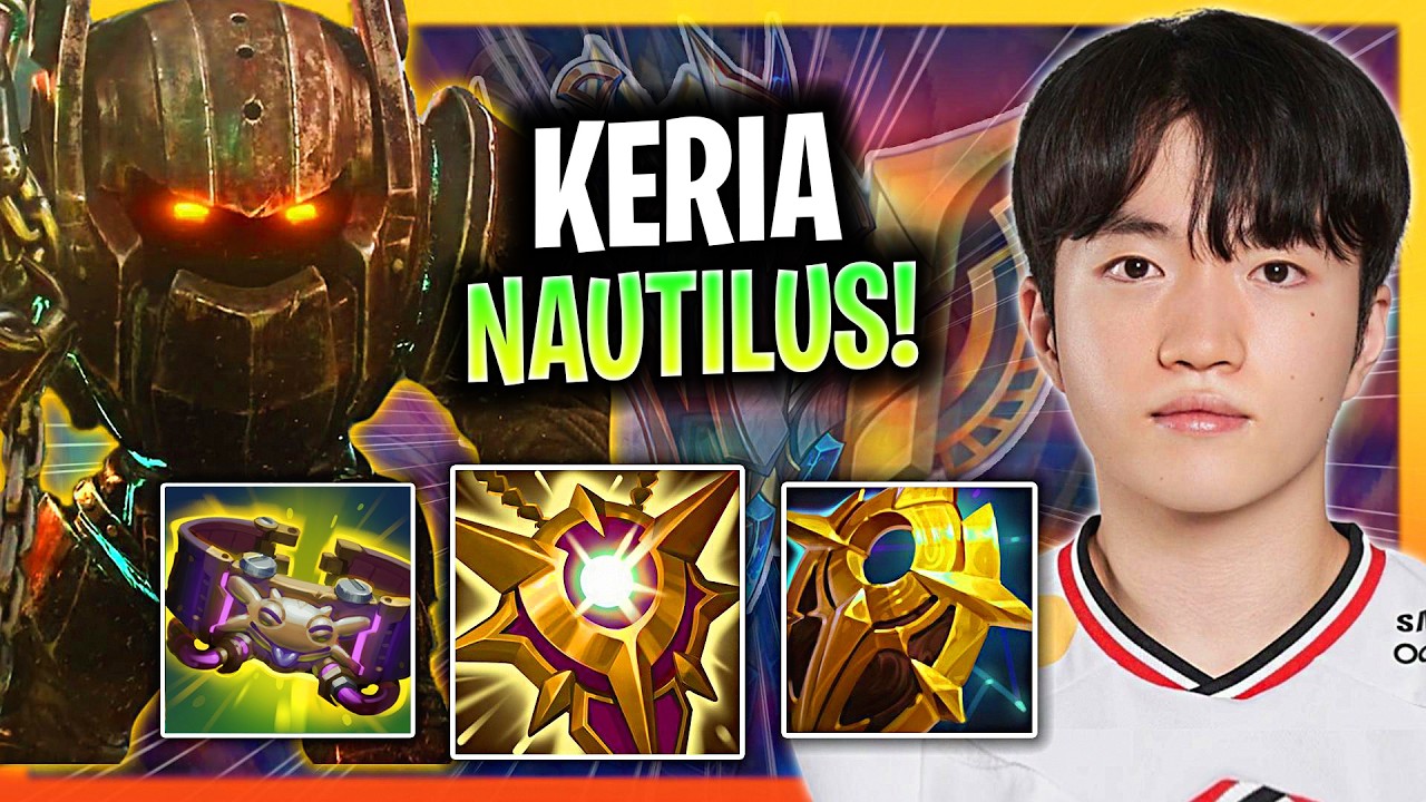 T1 KERIA NAUTILUS vs NIDALEE! | T1 Keria Nautilus SUPPORT Guide Patch 26.3 League of Legends
