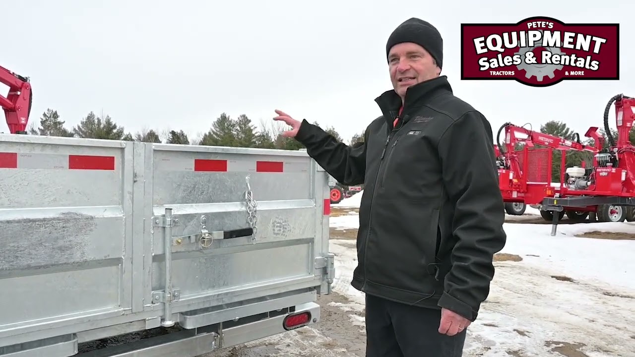 Metavic Dump Trailer with Log Loader - Walkthrough with Pete's Equipment