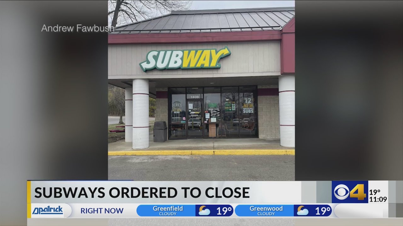 Nearly all Bloomington Subway locations forced to close after licensing issues