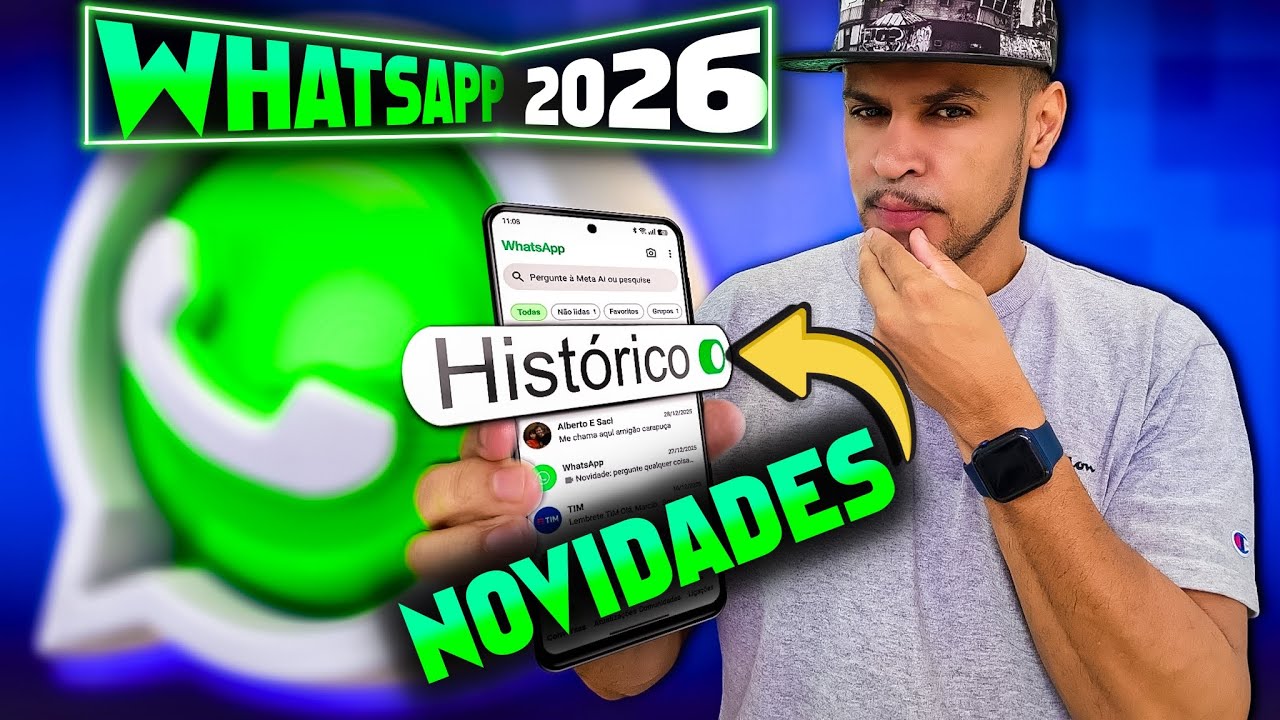 WHATSAPP 2026: Nova Fun&ccedil;&atilde;o MOSTRA o Hist&oacute;rico de Mensagens
