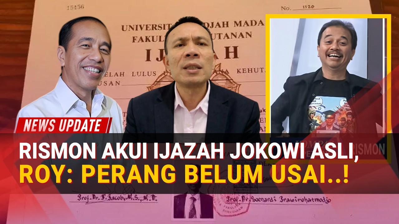 Rismon Sianipar Minta Damai, Roy Suryo Tegaskan 'Perang' Kasus Ijazah Jokowi Belum Berakhir!
