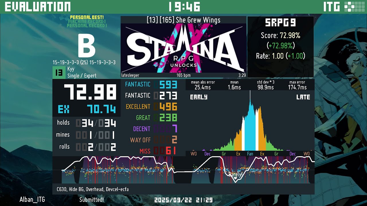 ITG - Stamina RPG 9 - [13] [165] She Grew Wings
