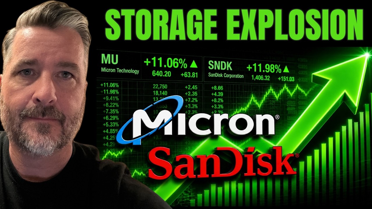 AI Memory Stocks (MU, SNDK) Just Had a Historic Day‼️🔥🚀