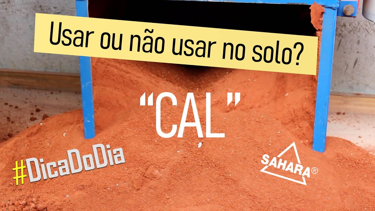 #DicaDoDia - Cal na mistura do solocimento - Jarfel Sahara