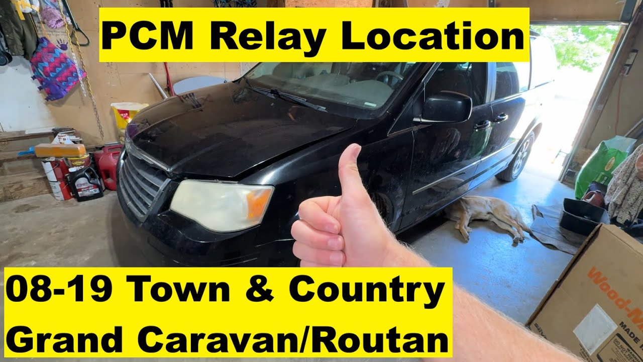 PCM Relay Location Chrysler Town and Country Dodge Grand Caravan 2008-2019