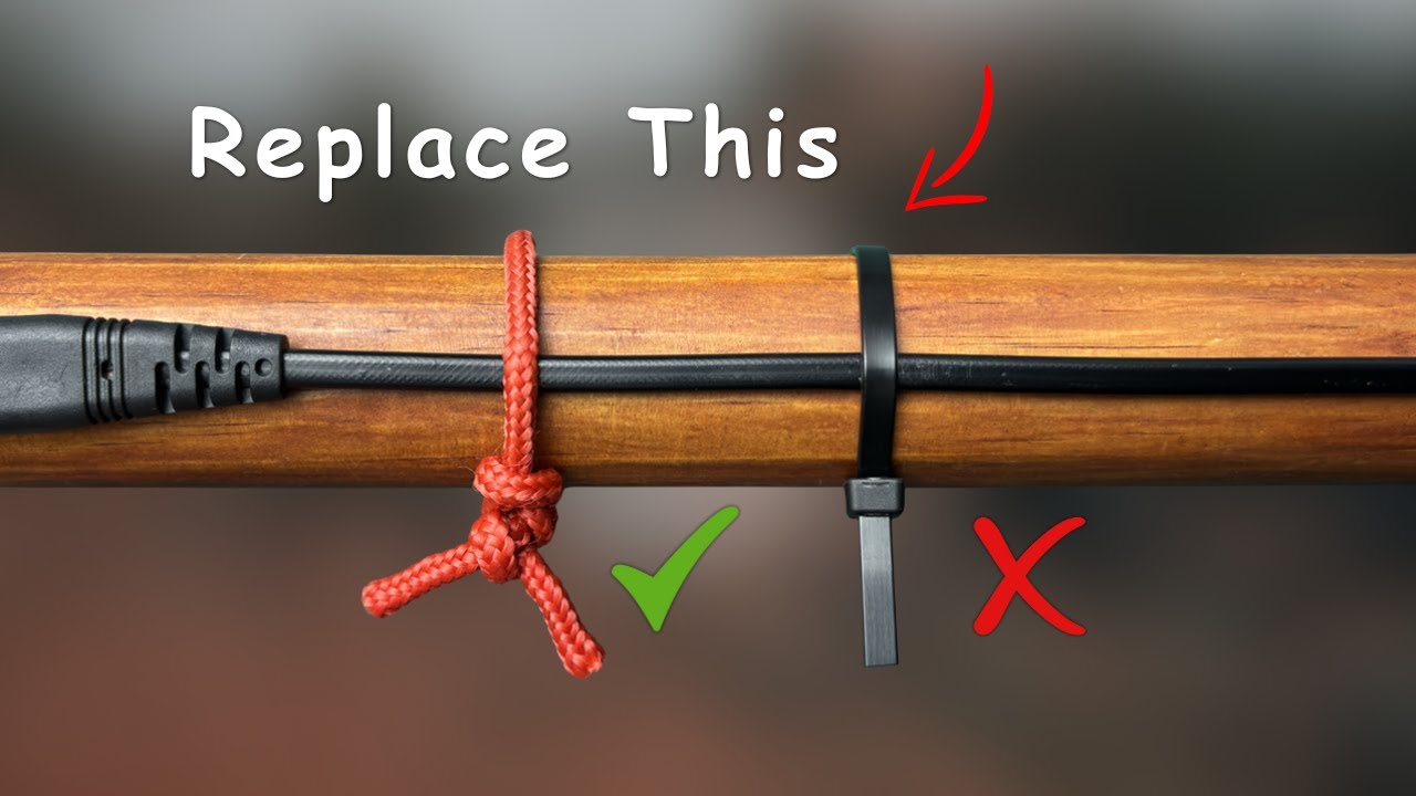 The Packer’s Knot: The BEST Zip Tie Alternative