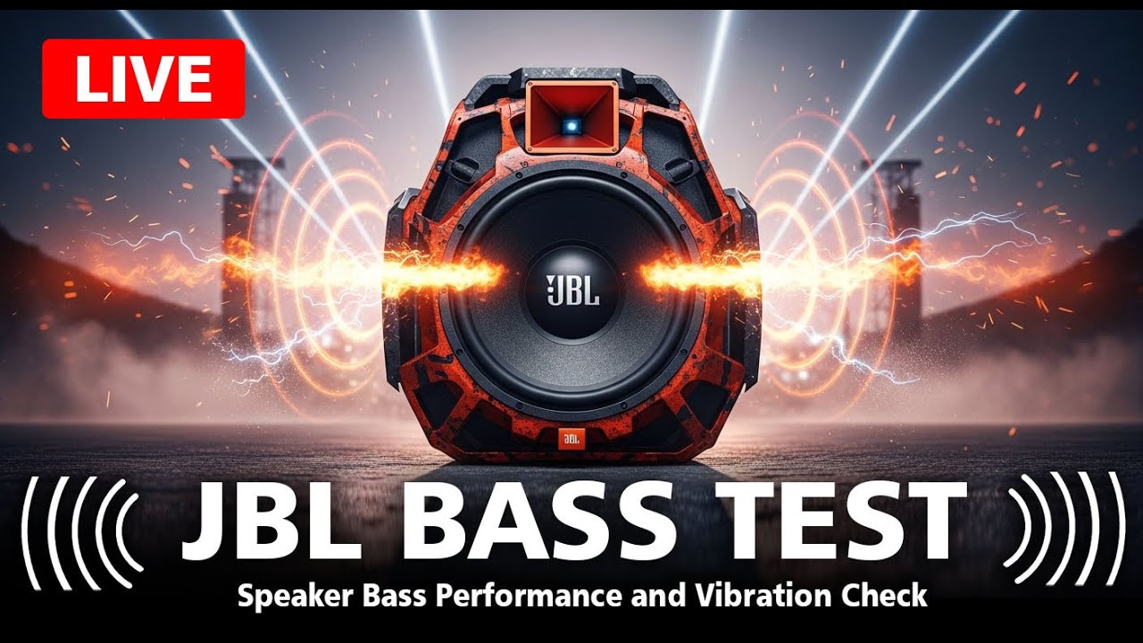 JBL DEEP BASS SOUND TEST 🔊 Speaker Bass Performance and Vibration Check
