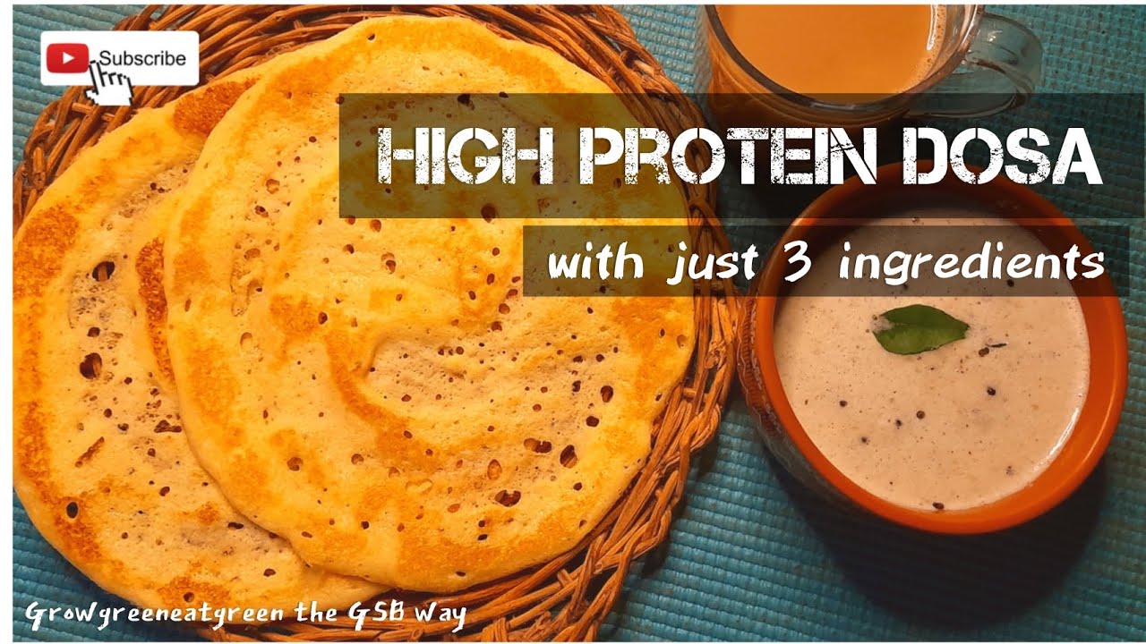 High protein dosa| Healthy breakfast recipe| No rice dosa recipe #breakfastrecipes #healthyrecipes