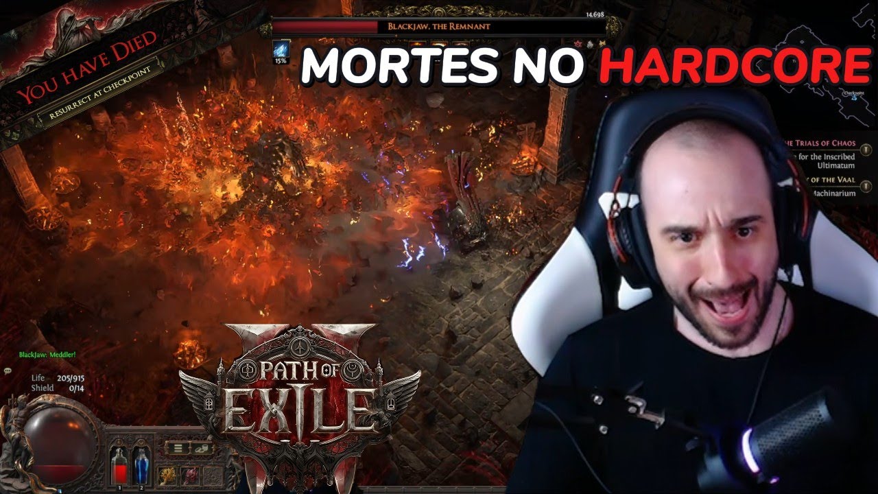 Jornada E Mortes No Modo HardcoreSSF Após Uma Semana Jogando! - Path Of Exile 2