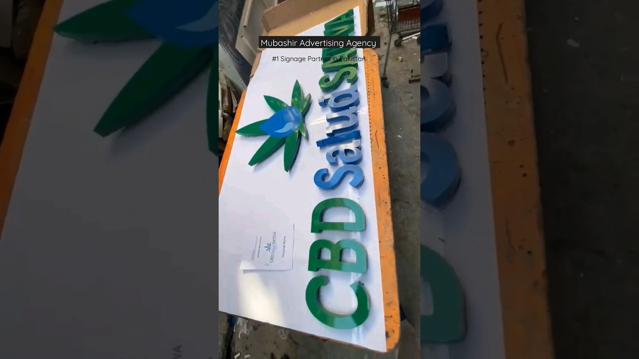 LED Sign Board Making in Lahore, Pakistan - 3D Sign Board Price