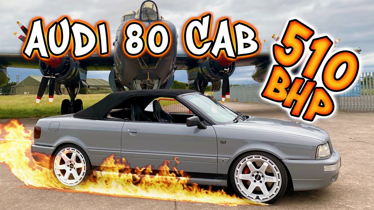510BHP FASTEST AUDI 80 CAB IN THE WORLD! Ken Block Wheels & Quattro!