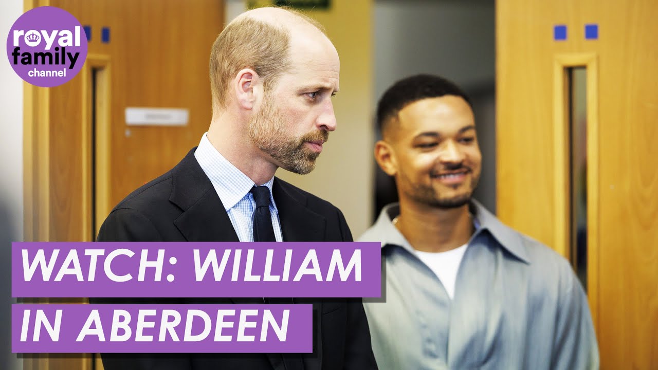 WATCH: Prince William Joined by Steven Bartlett to Support Homelessness Initiative in Aberdeen