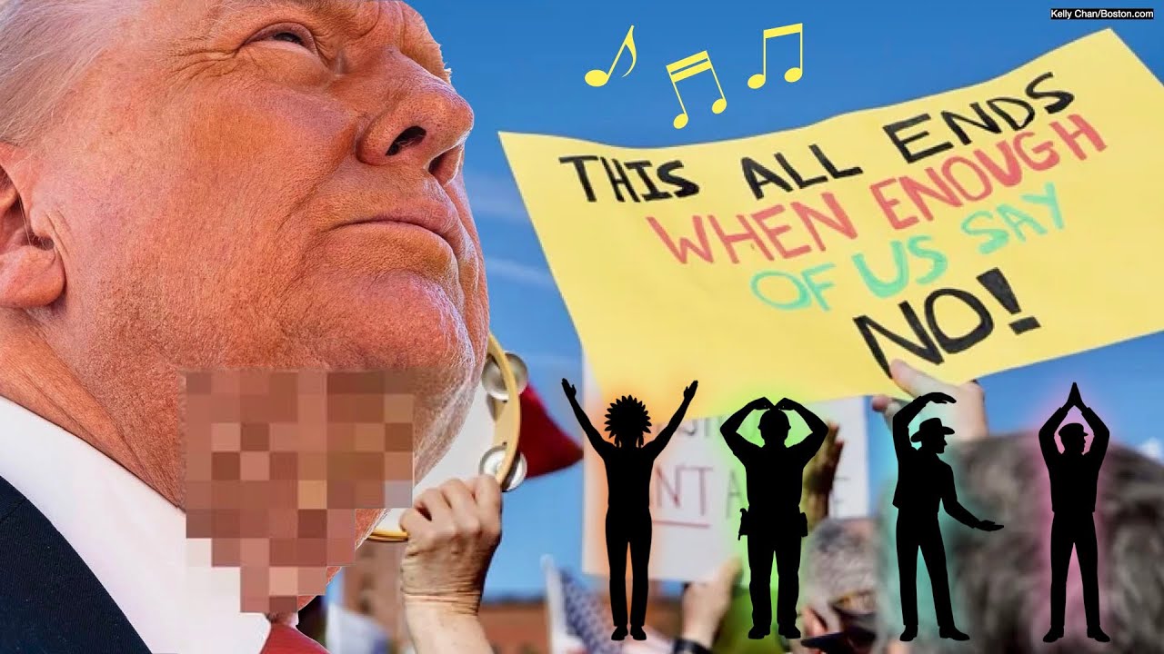МОШЕННИК &ndash; пародия на YMCA Трампа, День без королей, октябрь 2025 г.