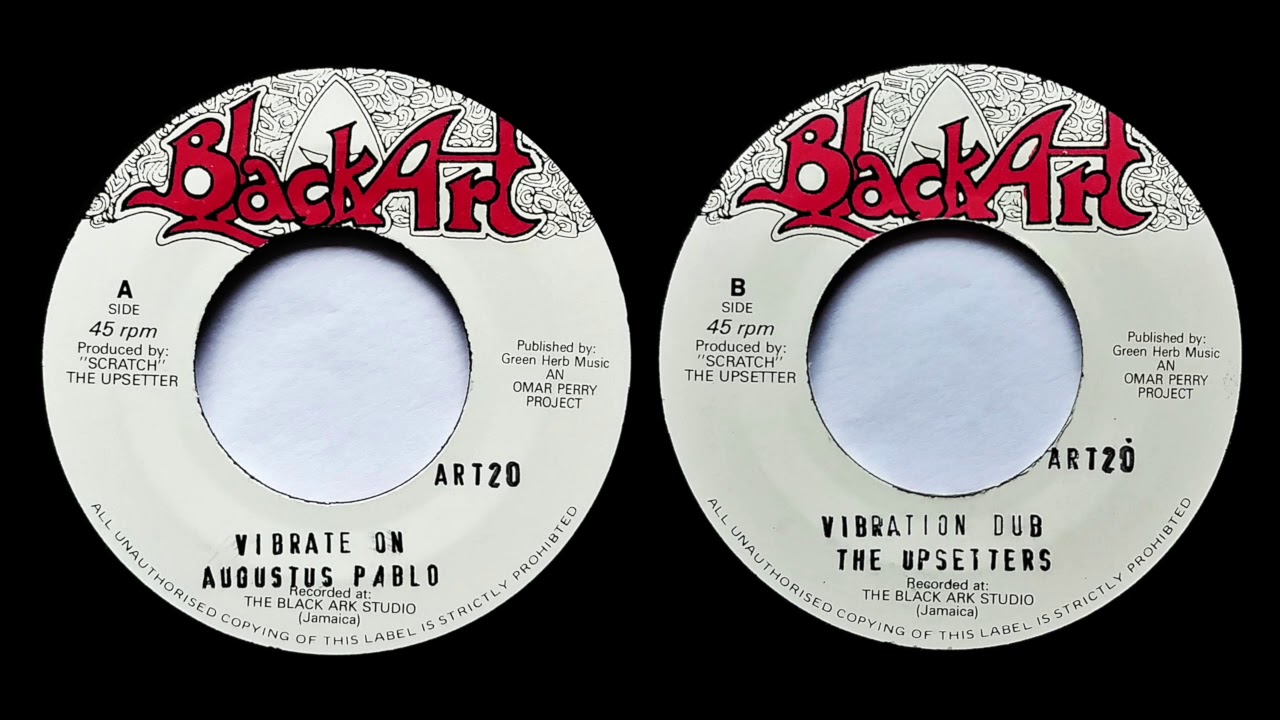 AUGUSTUS PABLO & UPSETTERS - Vibrate On / Vibration Dub (1977) Black Art