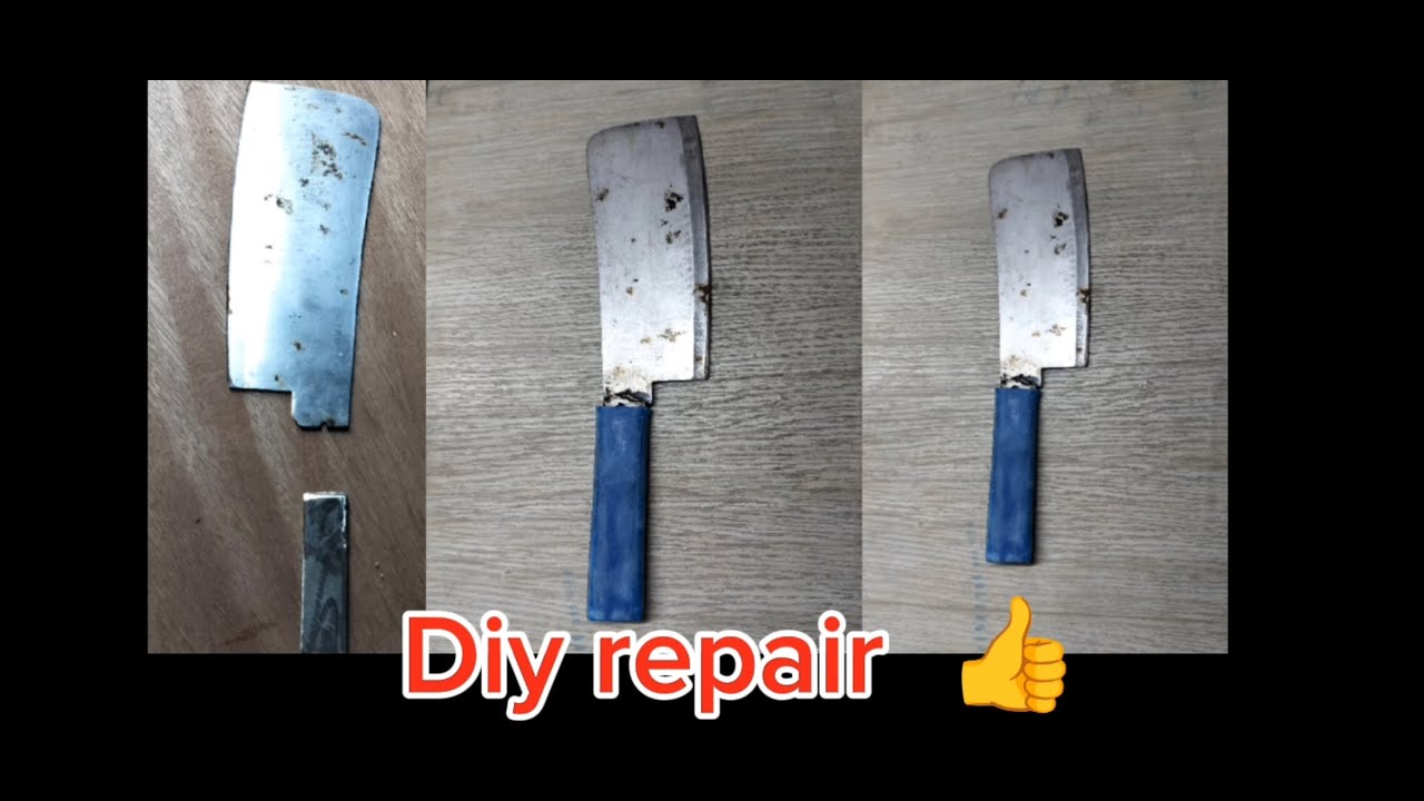 Things about to know how to repair/ Diy repair of broken handle kitchen knife