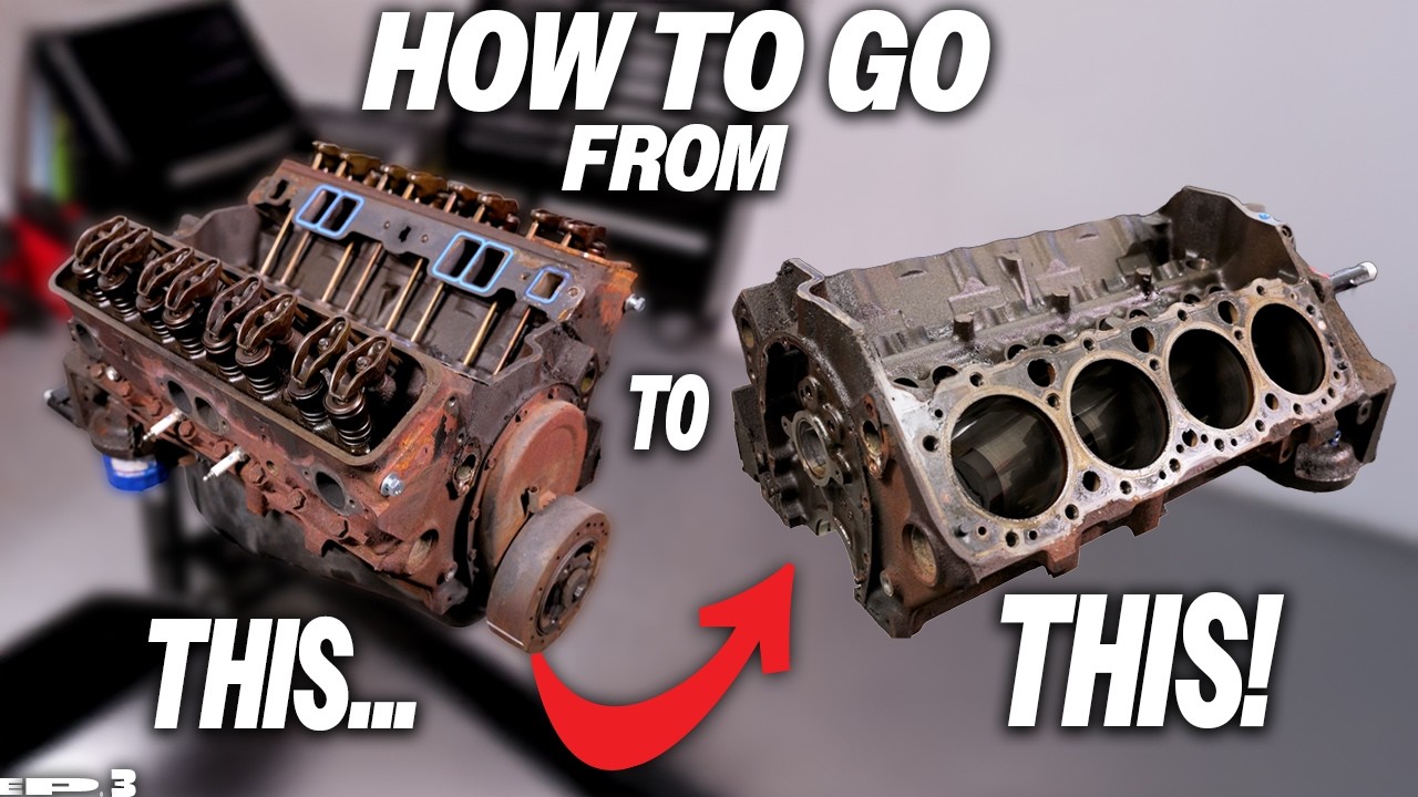 How to Disassemble & Inspect a Used Engine | Junkyard Revival (Part 3)