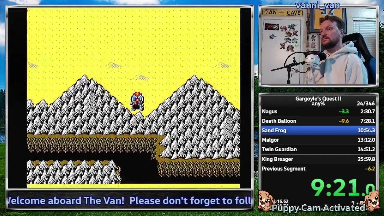 Gargoyle's Quest II (NES) any% in 25:46