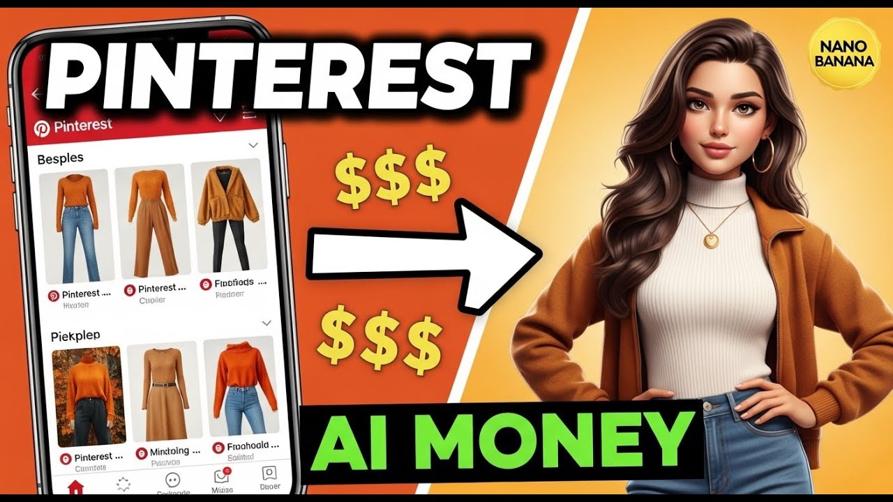 Превратите наряды из Pinterest в контент для аватара с искусственным интеллектом, который приноси...