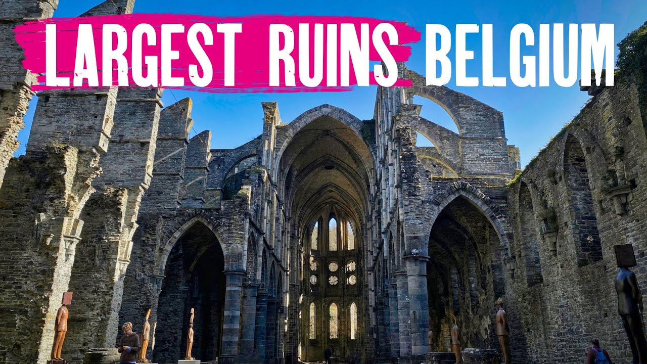 Largest Abandoned Abbey Belgium | Ruins of Abbey de Villers in 4K