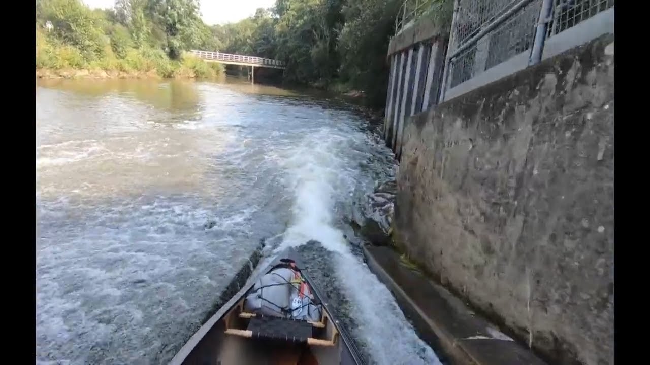 A day canoeing on the Medway with some unexpected Fun