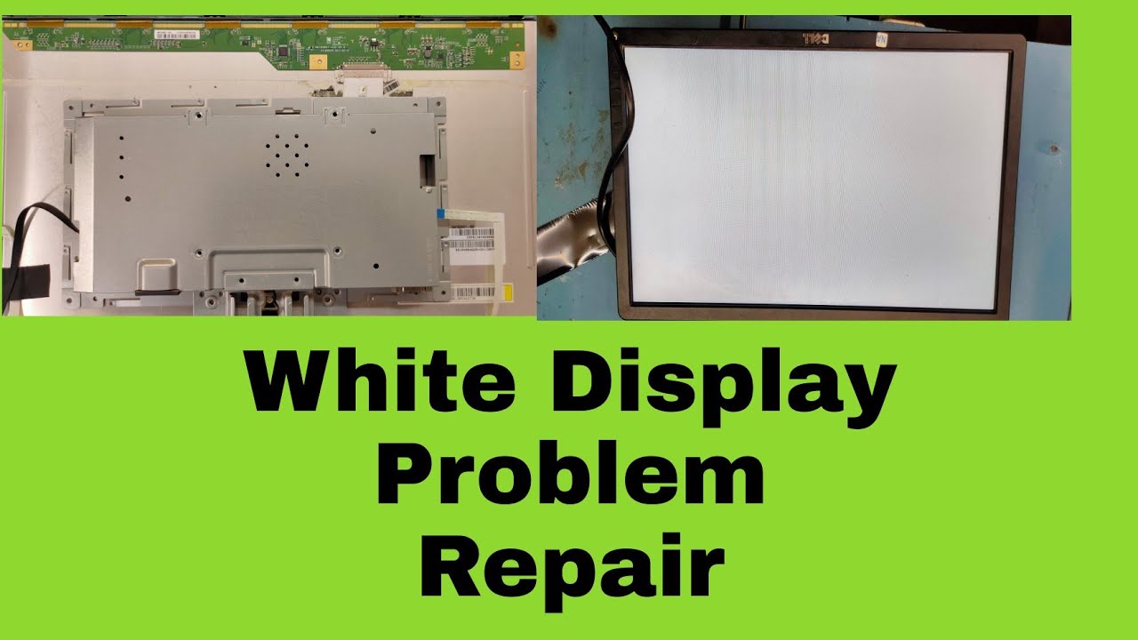 Monitor white Screen problem | PANNEL WHITE SCREEN PROBLEM AND SOLUTION