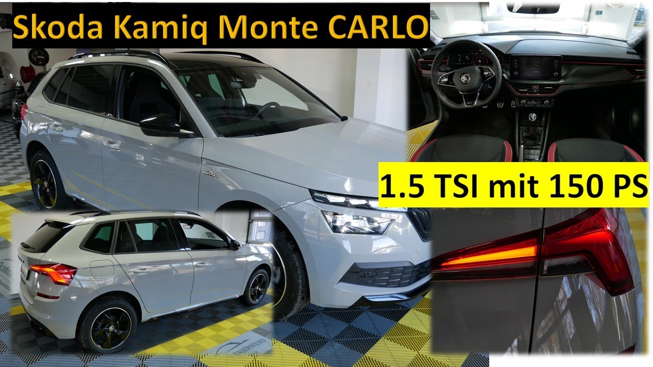 SKODA KAMIQ MONTE CARLO MIT 150 PS aus 1.5 Liter Hubraum
