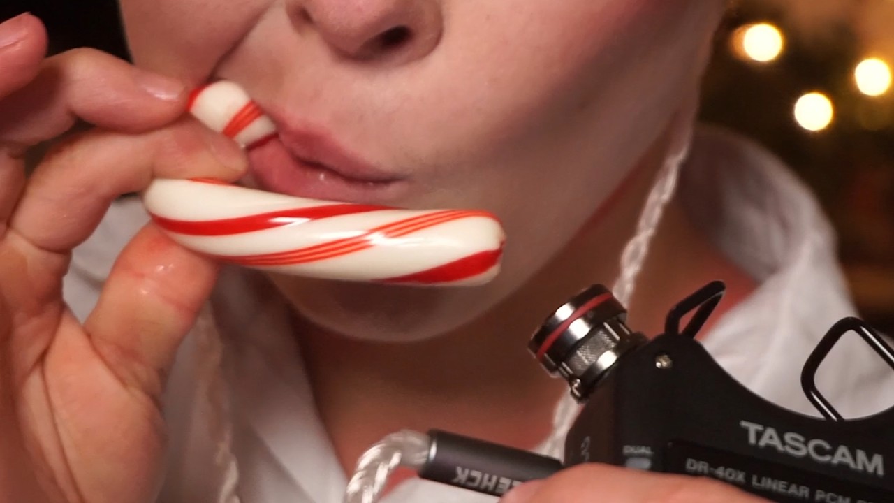 Crunching on Candy Canes    -  ( asmr )