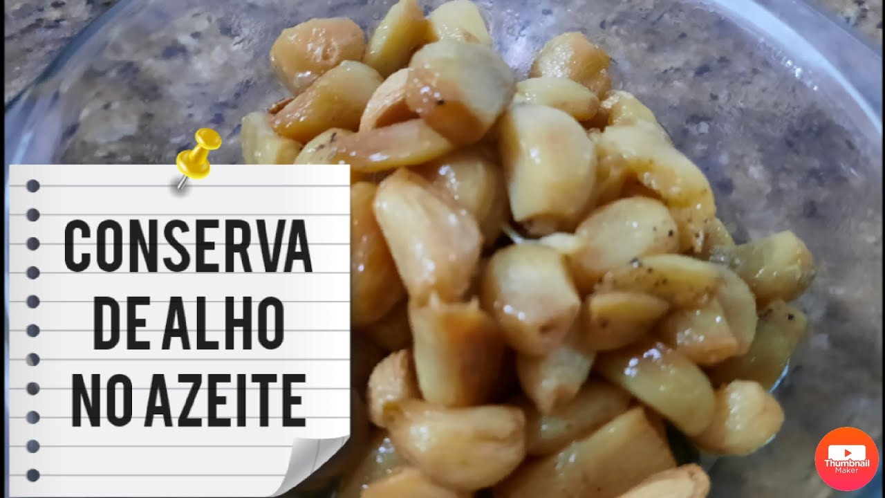Conserva de Alho no Azeite 