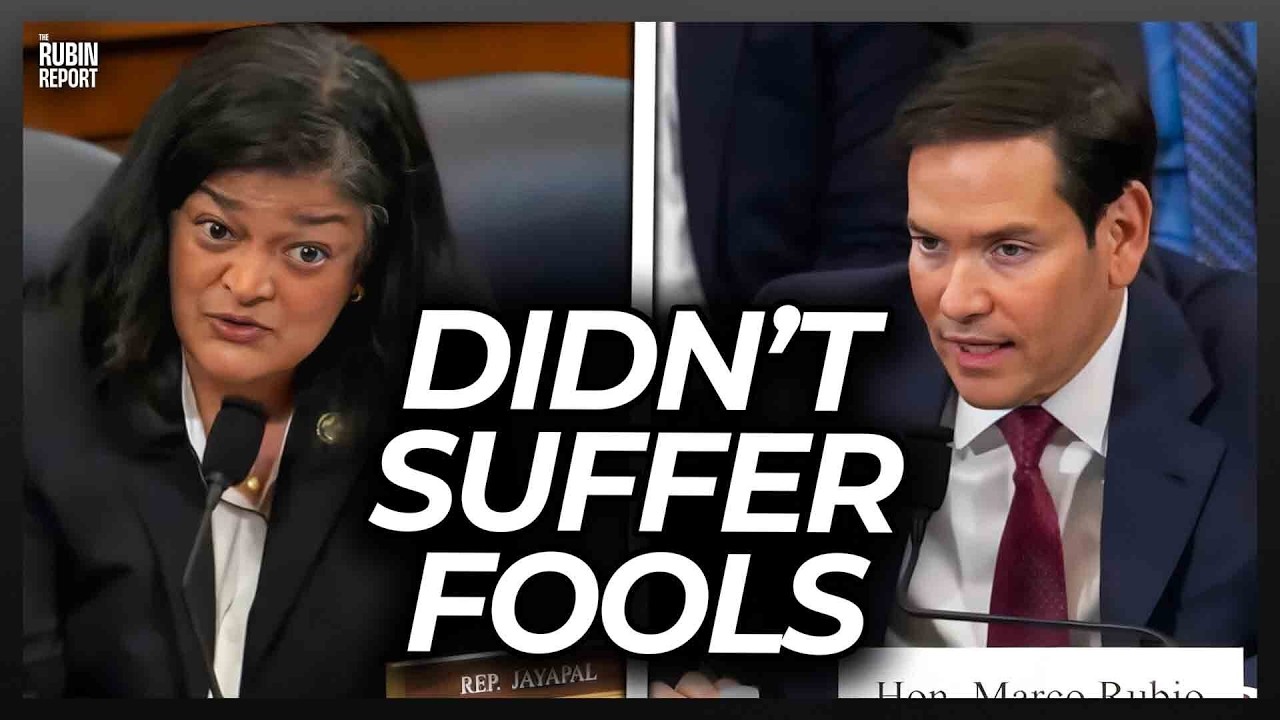 Watch Leftist's Face When Rubio Corrects Her Lie with Facts