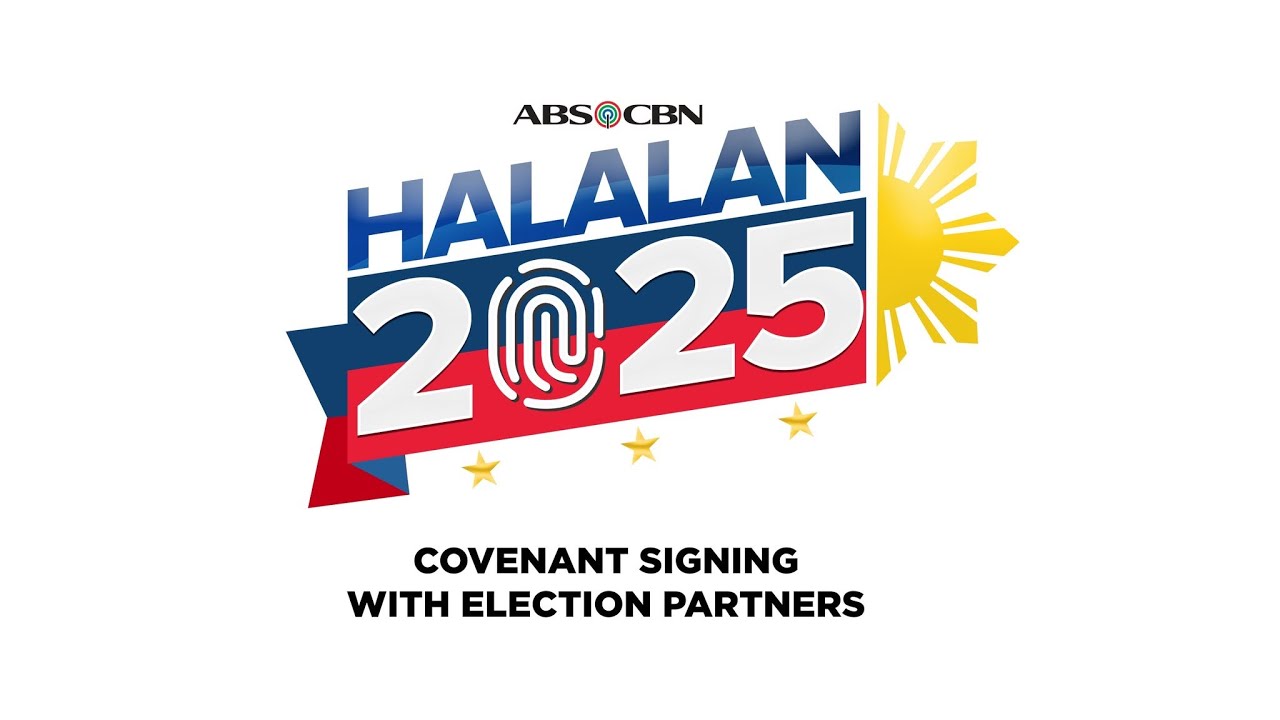 Подписание соглашения ABS-CBN HALALAN 2025 с партнерами по выборам