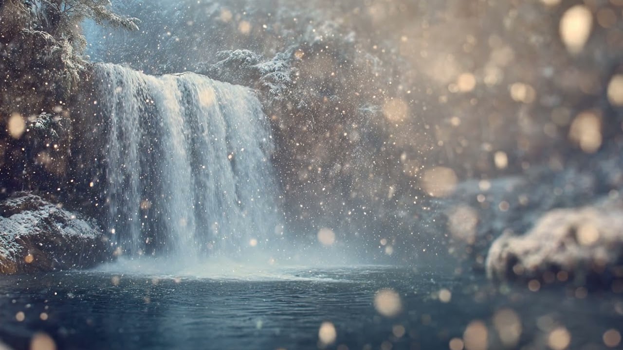 Peaceful Classical Music & Gentle Snowfall: Relax, Study, Sleep