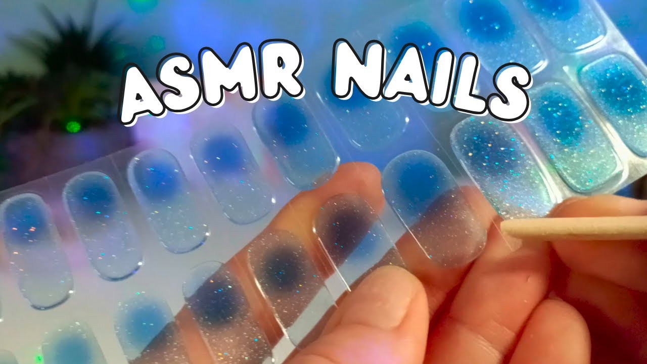 ASMR Nail Application | Gellae Gel Nail Stickers 💅