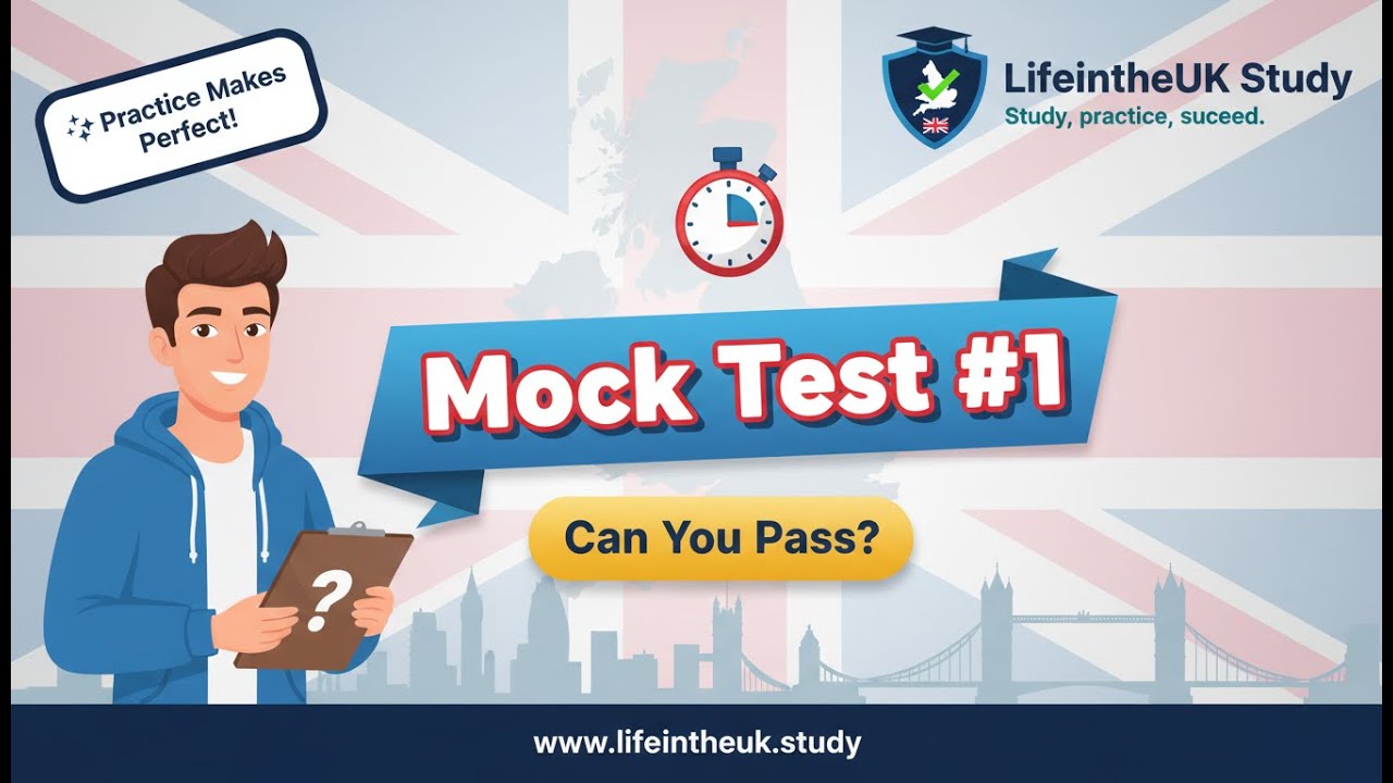 Life in the UK Mock Test#1 &ndash; Free Practice Exam for UK Citizenship