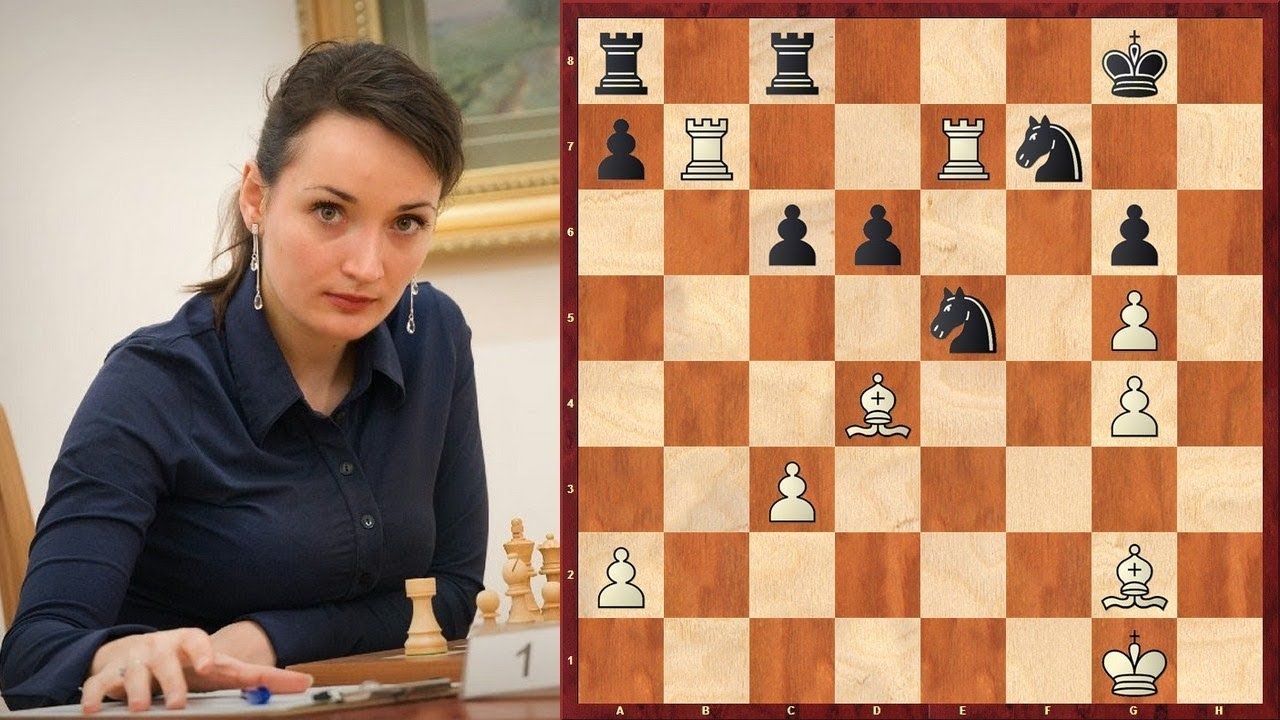 Шахматы. Екатерина Лагно. МОЩЬ и КРАСОТА двух слонов в эндшпиле!
