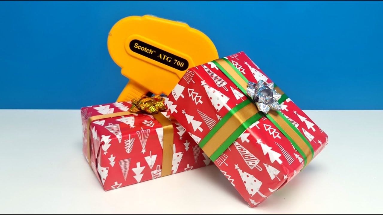 A fast and easy way to wrap a gift using the simple ATG system, the quickest tool for gift wrapping?